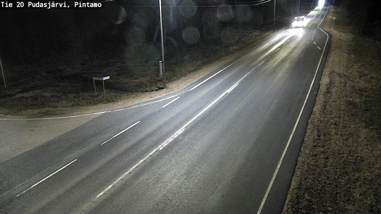 Kelikamerat Kuva Tie 20 Pudasjärvi, Pintamo, Pudasjärvi, Pohjois-Pohjanmaa