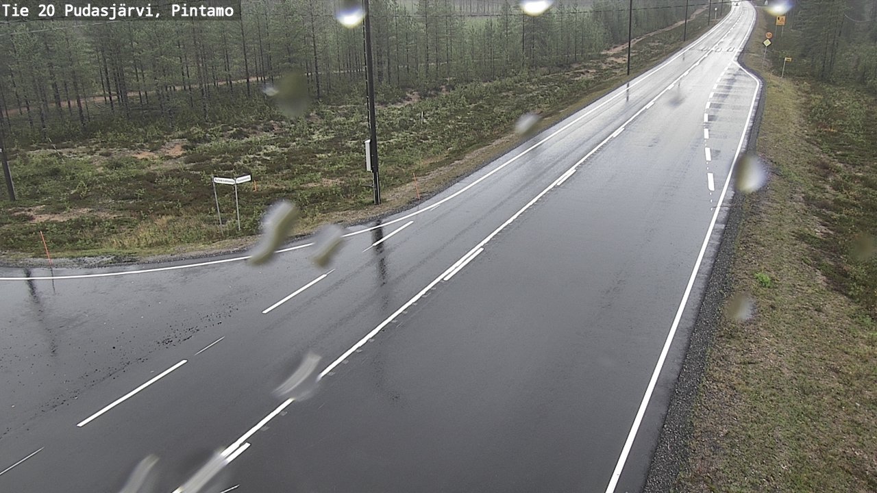 Kelikamerat Kuva Tie 20 Pudasjärvi, Pintamo, Pudasjärvi, Pohjois-Pohjanmaa