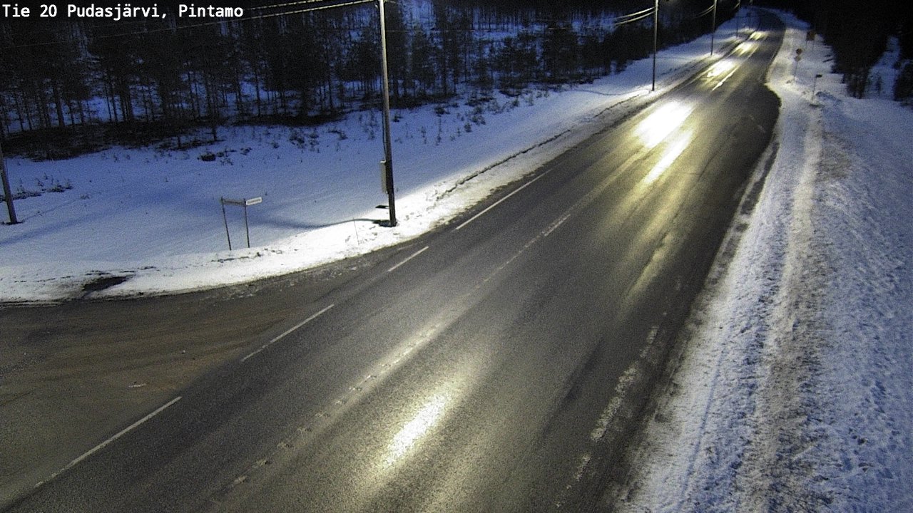 Kelikamerat Kuva Tie 20 Pudasjärvi, Pintamo, Pudasjärvi, Pohjois-Pohjanmaa