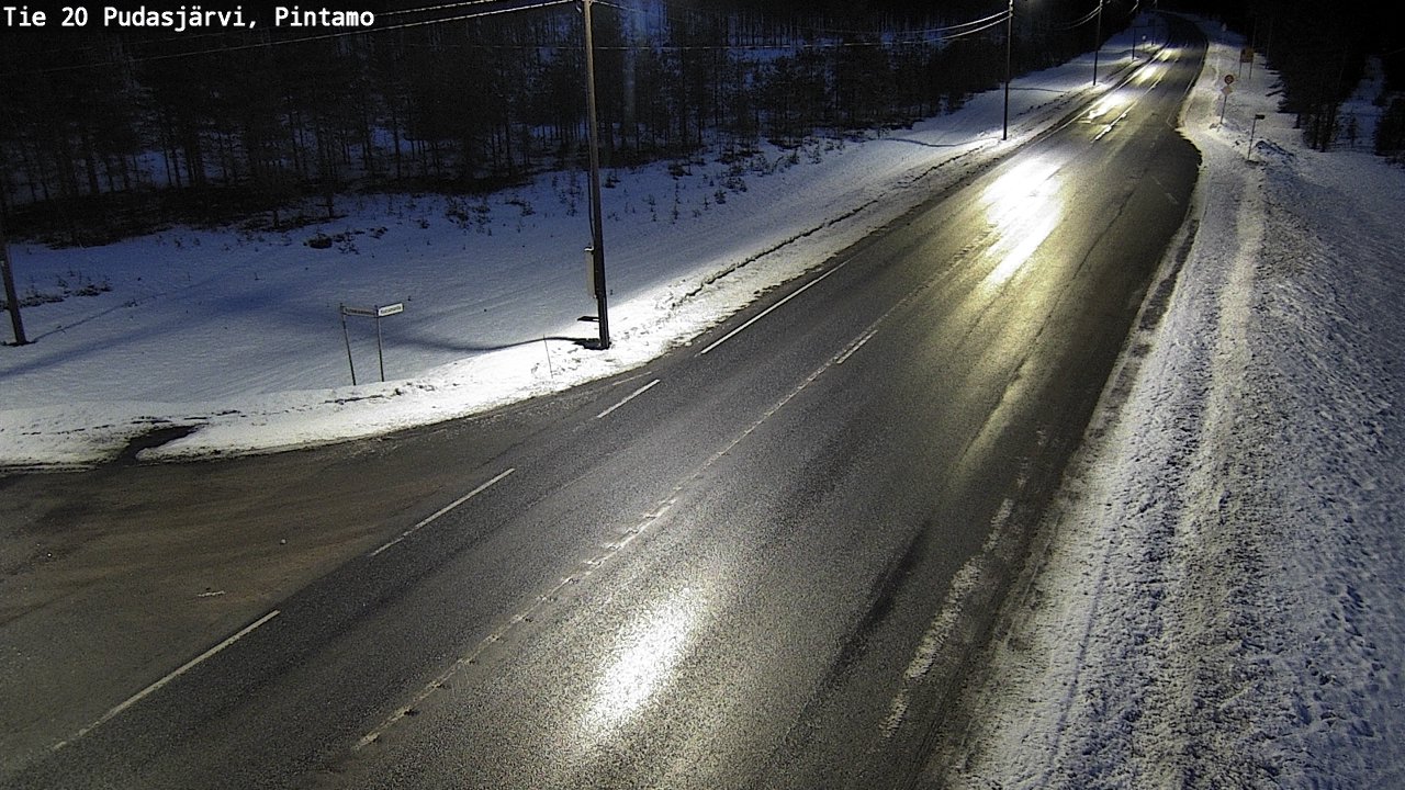 Kelikamerat Kuva Tie 20 Pudasjärvi, Pintamo, Pudasjärvi, Pohjois-Pohjanmaa
