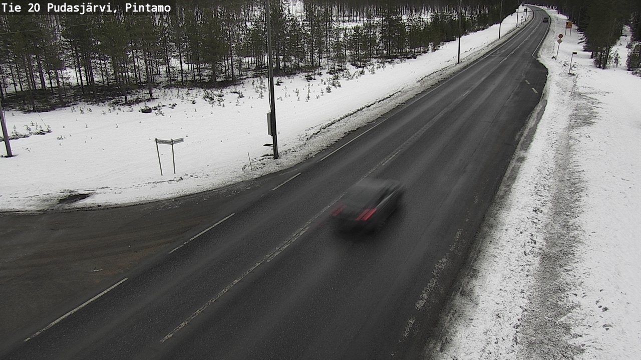 Kelikamerat Kuva Tie 20 Pudasjärvi, Pintamo, Pudasjärvi, Pohjois-Pohjanmaa