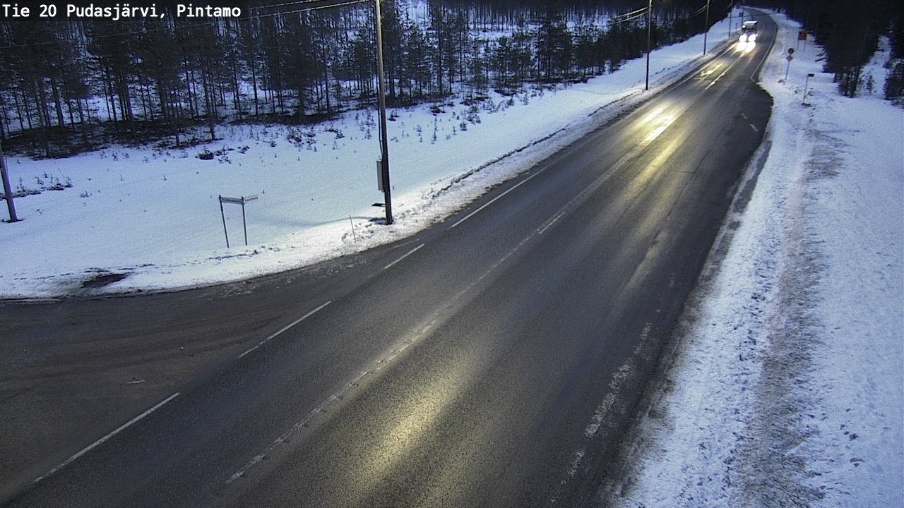 Kelikamerat Kuva Tie 20 Pudasjärvi, Pintamo, Pudasjärvi, Pohjois-Pohjanmaa