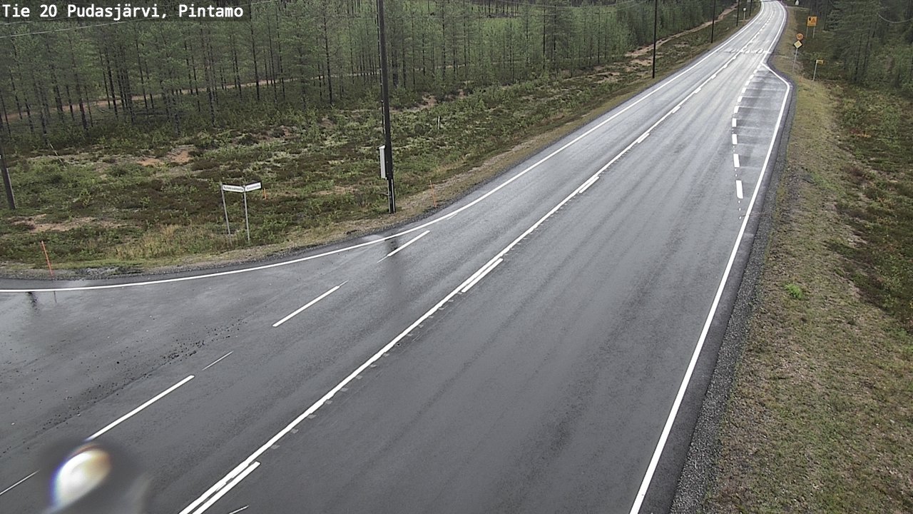 Kelikamerat Kuva Tie 20 Pudasjärvi, Pintamo, Pudasjärvi, Pohjois-Pohjanmaa