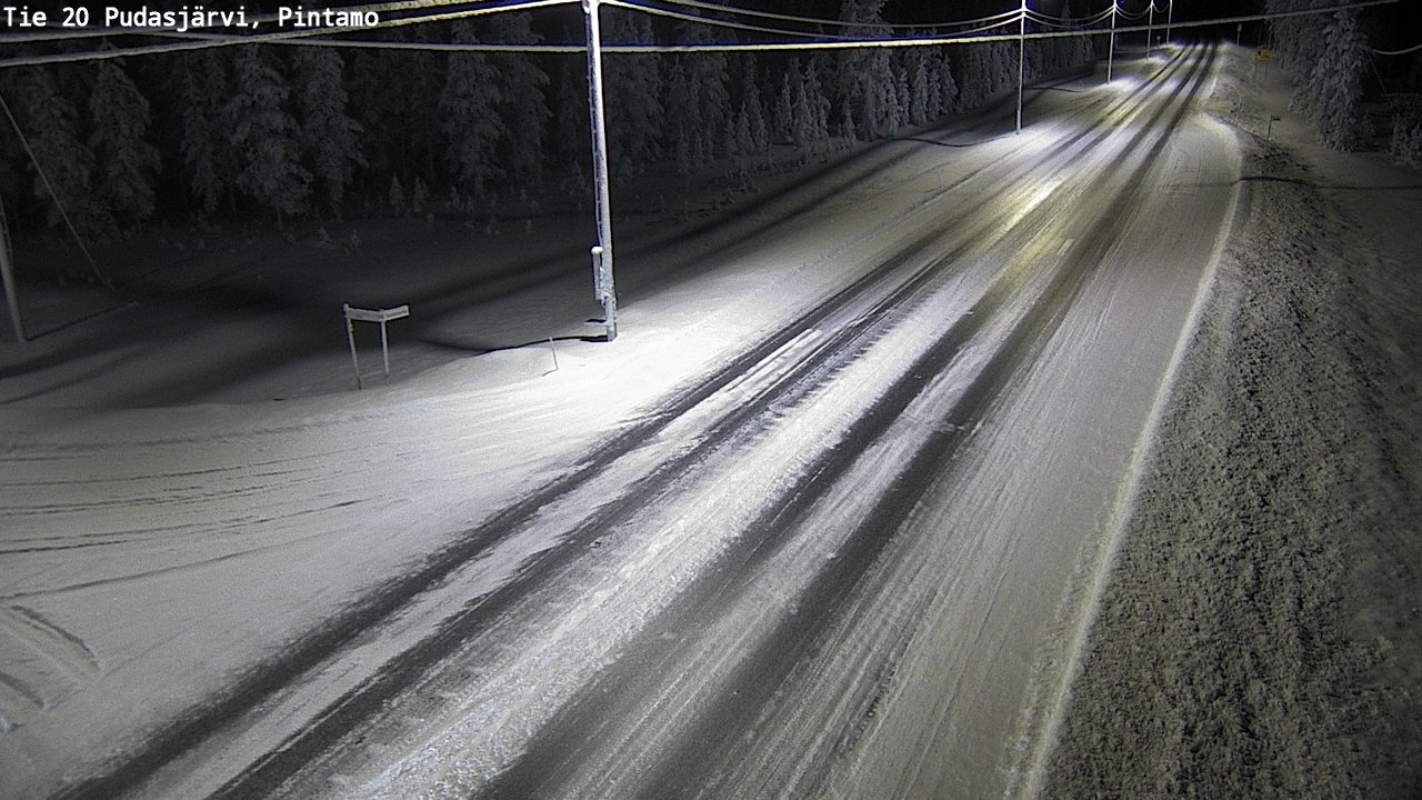 Kelikamerat Kuva Tie 20 Pudasjärvi, Pintamo, Pudasjärvi, Pohjois-Pohjanmaa