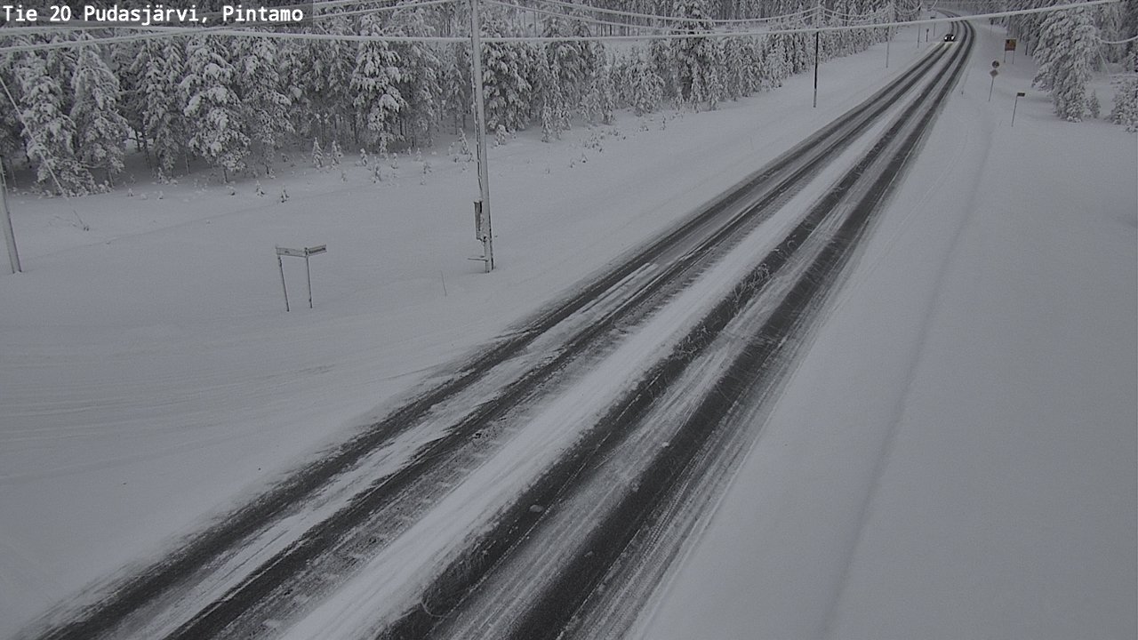 Kelikamerat Kuva Tie 20 Pudasjärvi, Pintamo, Pudasjärvi, Pohjois-Pohjanmaa