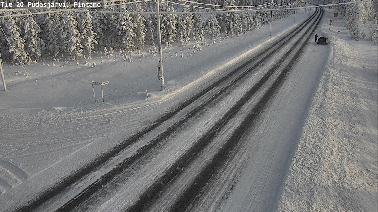 Kelikamerat Kuva Tie 20 Pudasjärvi, Pintamo, Pudasjärvi, Pohjois-Pohjanmaa