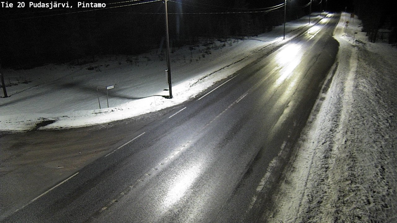 Kelikamerat Kuva Tie 20 Pudasjärvi, Pintamo, Pudasjärvi, Pohjois-Pohjanmaa