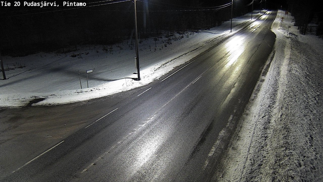 Kelikamerat Kuva Tie 20 Pudasjärvi, Pintamo, Pudasjärvi, Pohjois-Pohjanmaa
