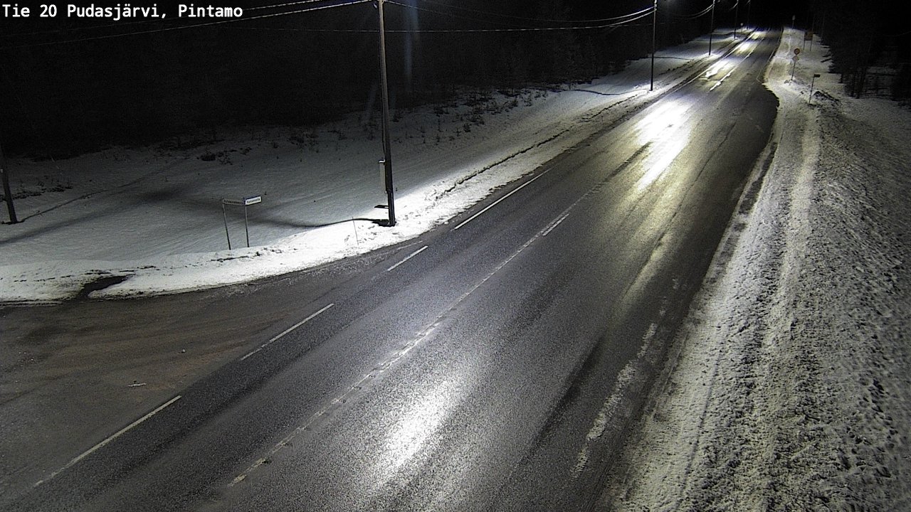 Kelikamerat Kuva Tie 20 Pudasjärvi, Pintamo, Pudasjärvi, Pohjois-Pohjanmaa