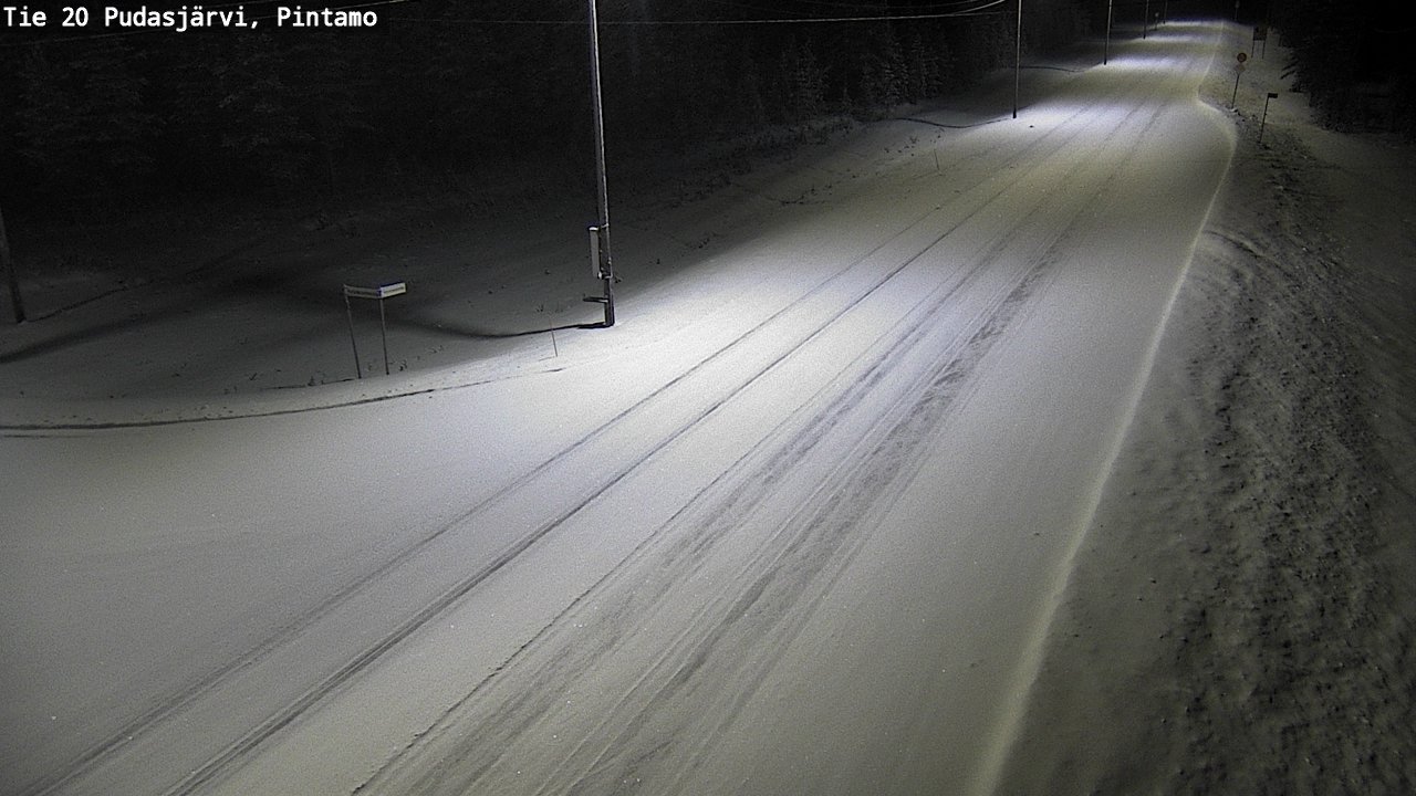 Kelikamerat Kuva Tie 20 Pudasjärvi, Pintamo, Pudasjärvi, Pohjois-Pohjanmaa