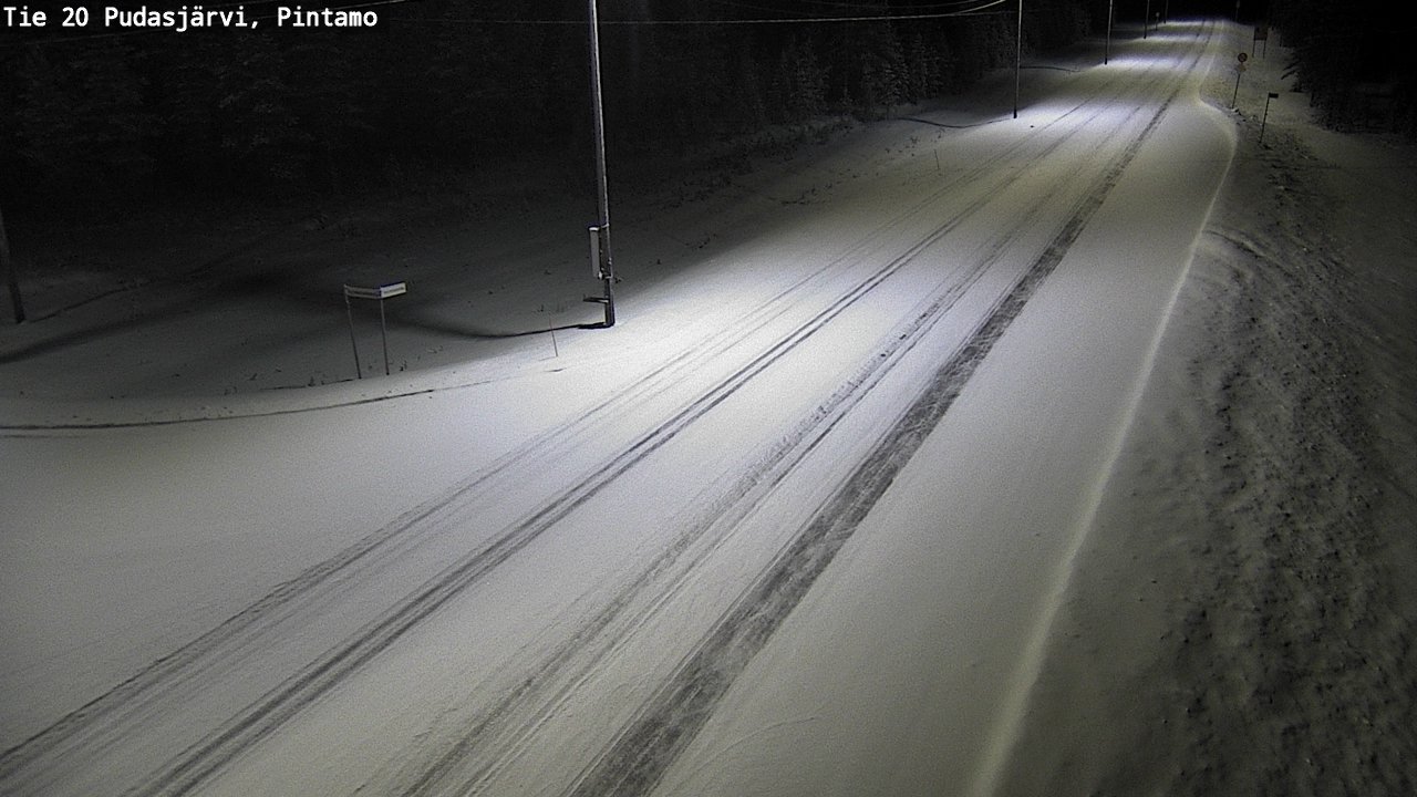 Kelikamerat Kuva Tie 20 Pudasjärvi, Pintamo, Pudasjärvi, Pohjois-Pohjanmaa