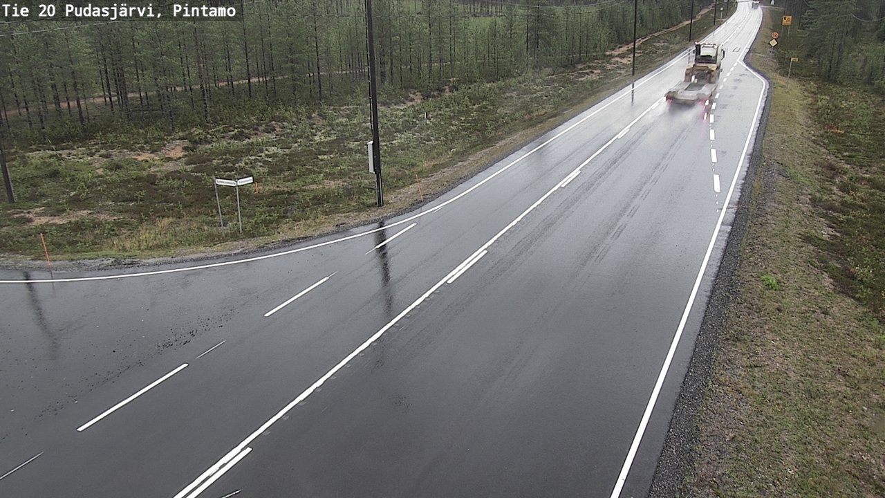 Kelikamerat Kuva Tie 20 Pudasjärvi, Pintamo, Pudasjärvi, Pohjois-Pohjanmaa