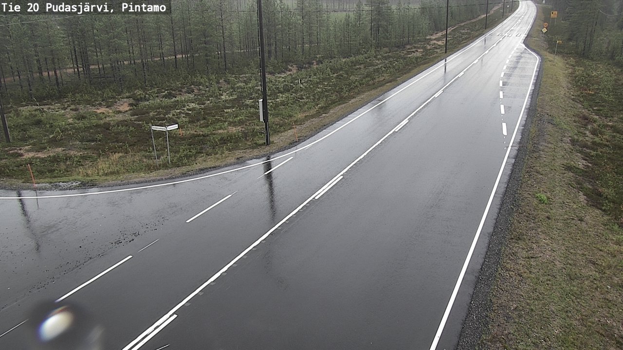 Kelikamerat Kuva Tie 20 Pudasjärvi, Pintamo, Pudasjärvi, Pohjois-Pohjanmaa