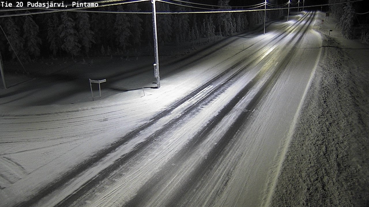 Kelikamerat Kuva Tie 20 Pudasjärvi, Pintamo, Pudasjärvi, Pohjois-Pohjanmaa