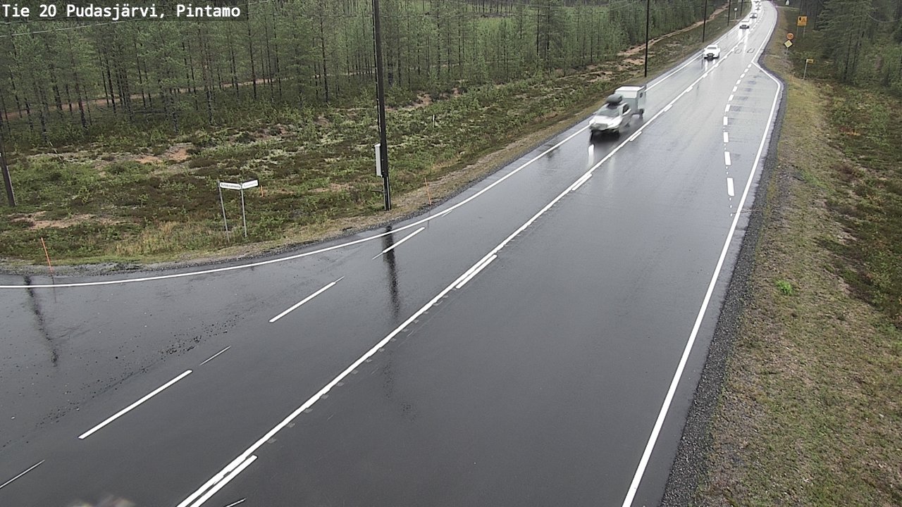 Kelikamerat Kuva Tie 20 Pudasjärvi, Pintamo, Pudasjärvi, Pohjois-Pohjanmaa