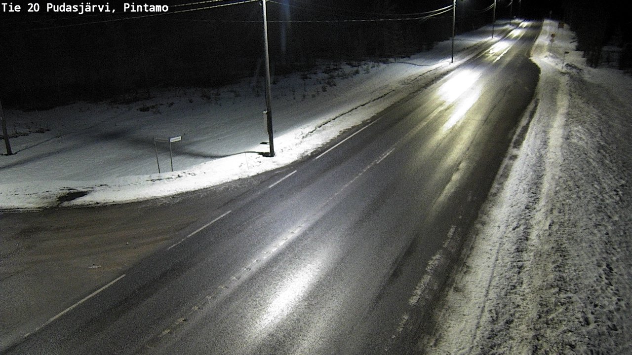 Kelikamerat Kuva Tie 20 Pudasjärvi, Pintamo, Pudasjärvi, Pohjois-Pohjanmaa