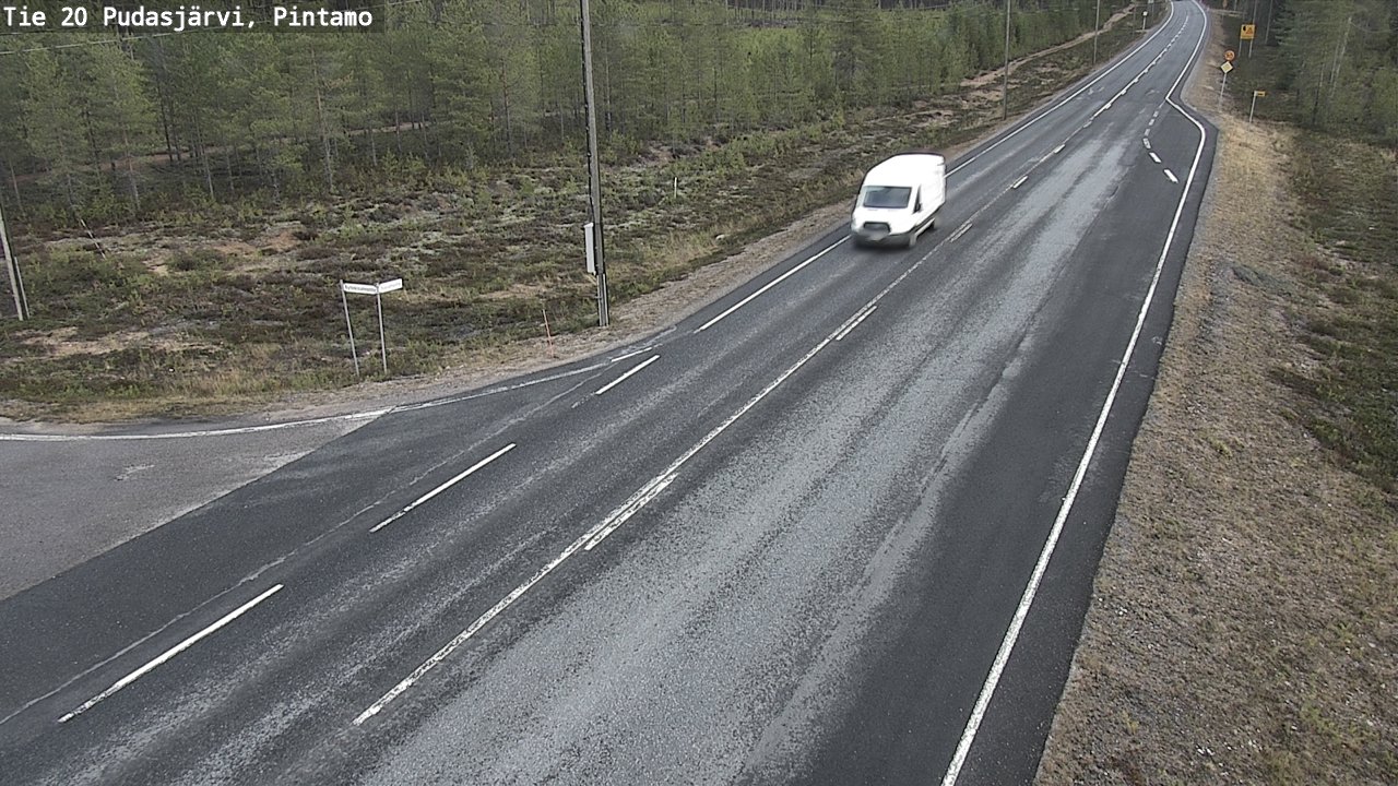 Kelikamerat Kuva Tie 20 Pudasjärvi, Pintamo, Pudasjärvi, Pohjois-Pohjanmaa