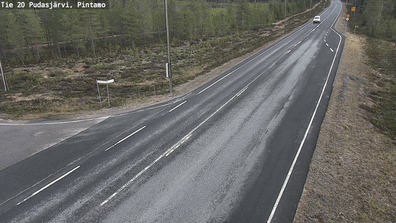 Kelikamerat Kuva Tie 20 Pudasjärvi, Pintamo, Pudasjärvi, Pohjois-Pohjanmaa