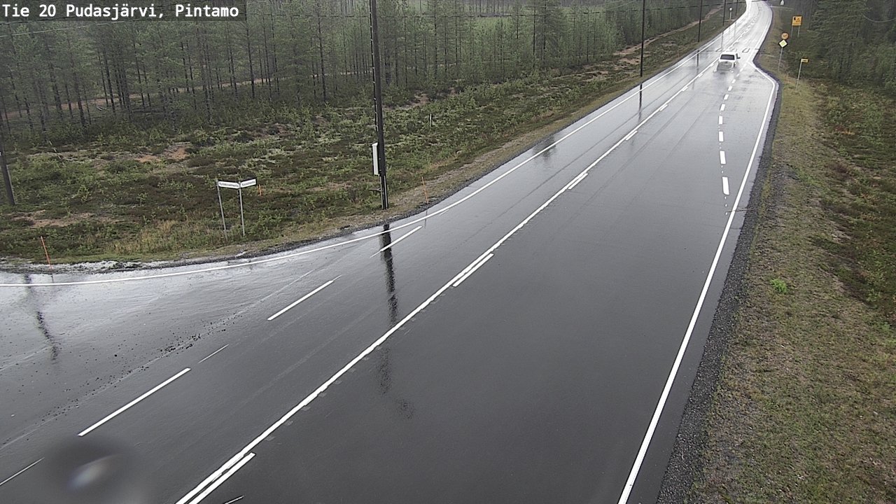Kelikamerat Kuva Tie 20 Pudasjärvi, Pintamo, Pudasjärvi, Pohjois-Pohjanmaa
