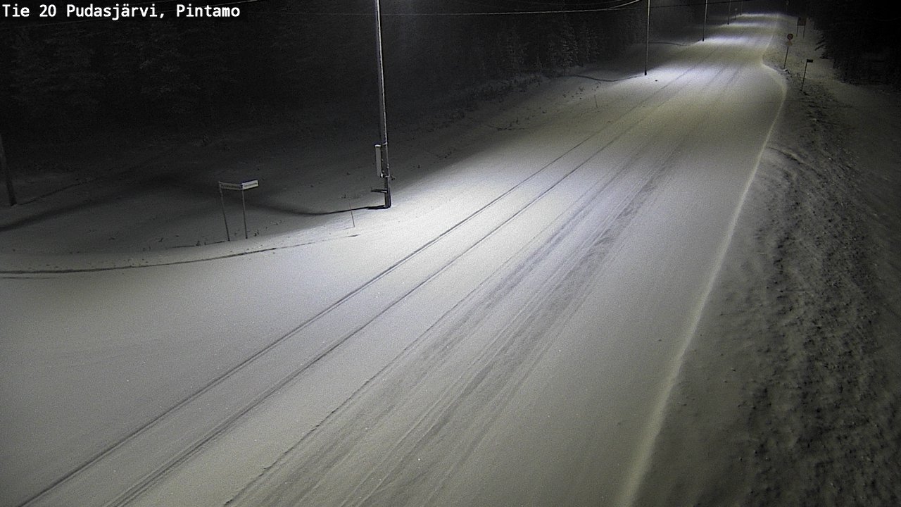 Kelikamerat Kuva Tie 20 Pudasjärvi, Pintamo, Pudasjärvi, Pohjois-Pohjanmaa