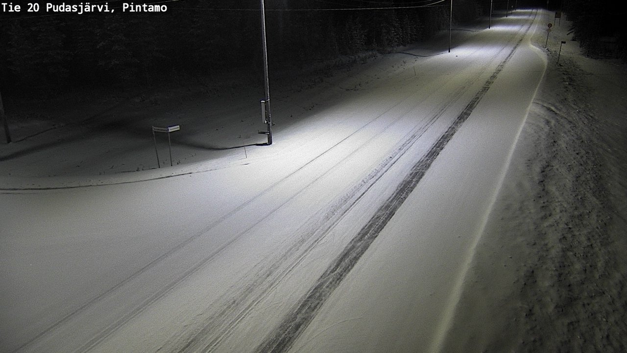 Kelikamerat Kuva Tie 20 Pudasjärvi, Pintamo, Pudasjärvi, Pohjois-Pohjanmaa