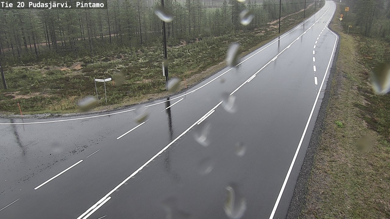 Kelikamerat Kuva Tie 20 Pudasjärvi, Pintamo, Pudasjärvi, Pohjois-Pohjanmaa