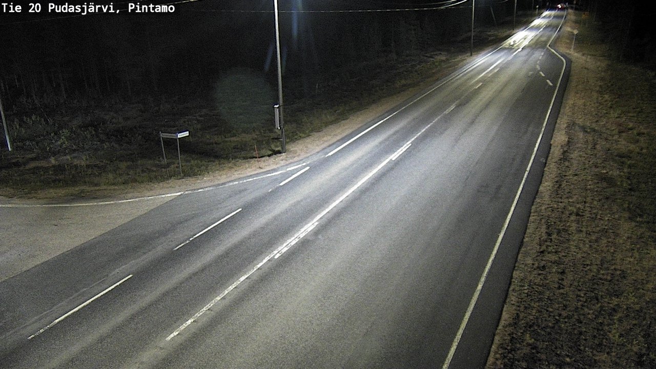 Kelikamerat Kuva Tie 20 Pudasjärvi, Pintamo, Pudasjärvi, Pohjois-Pohjanmaa
