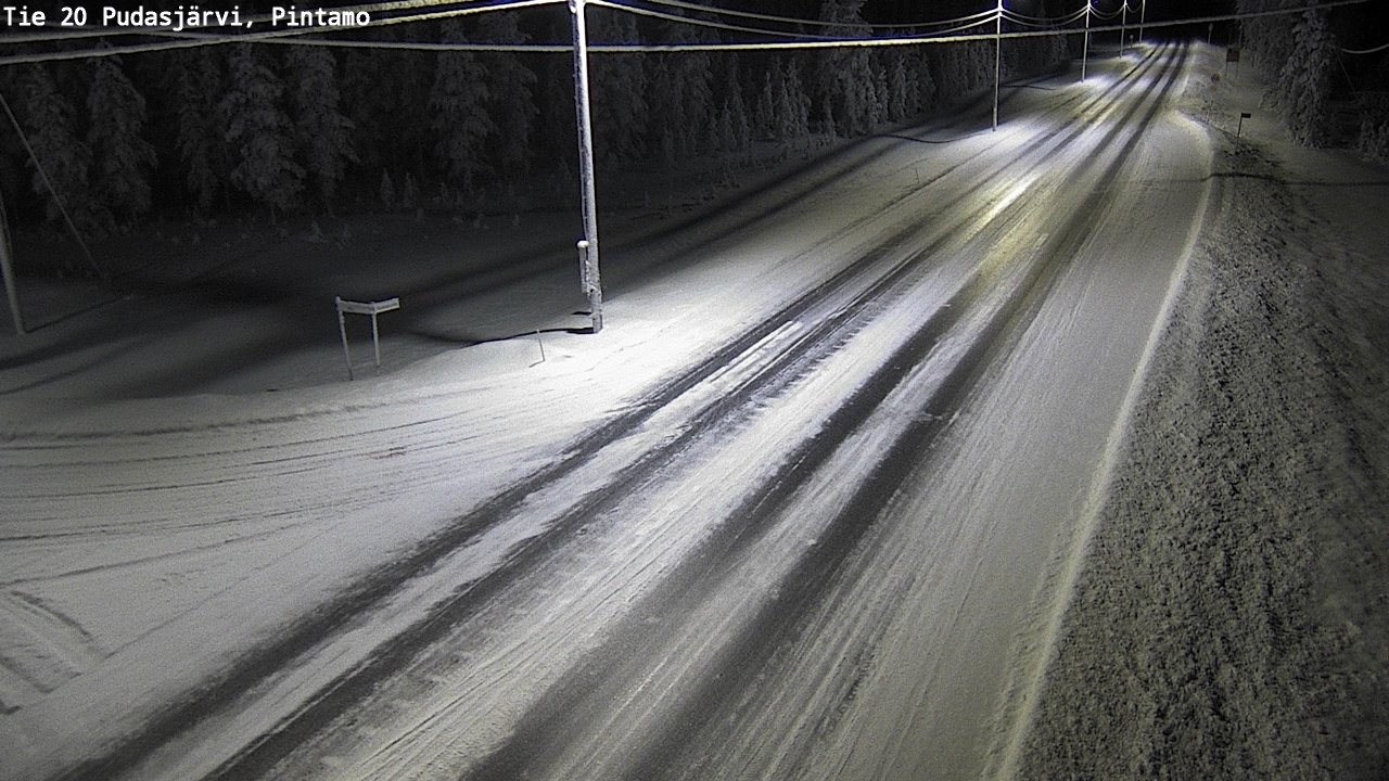 Kelikamerat Kuva Tie 20 Pudasjärvi, Pintamo, Pudasjärvi, Pohjois-Pohjanmaa