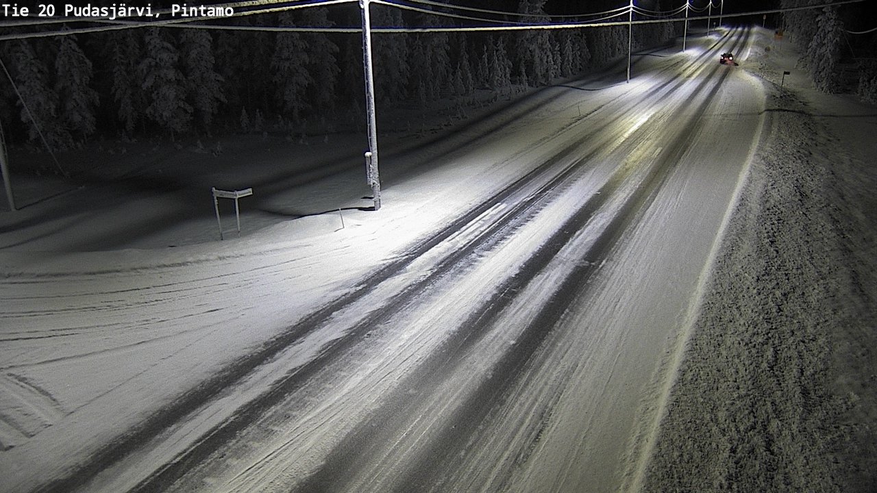 Kelikamerat Kuva Tie 20 Pudasjärvi, Pintamo, Pudasjärvi, Pohjois-Pohjanmaa