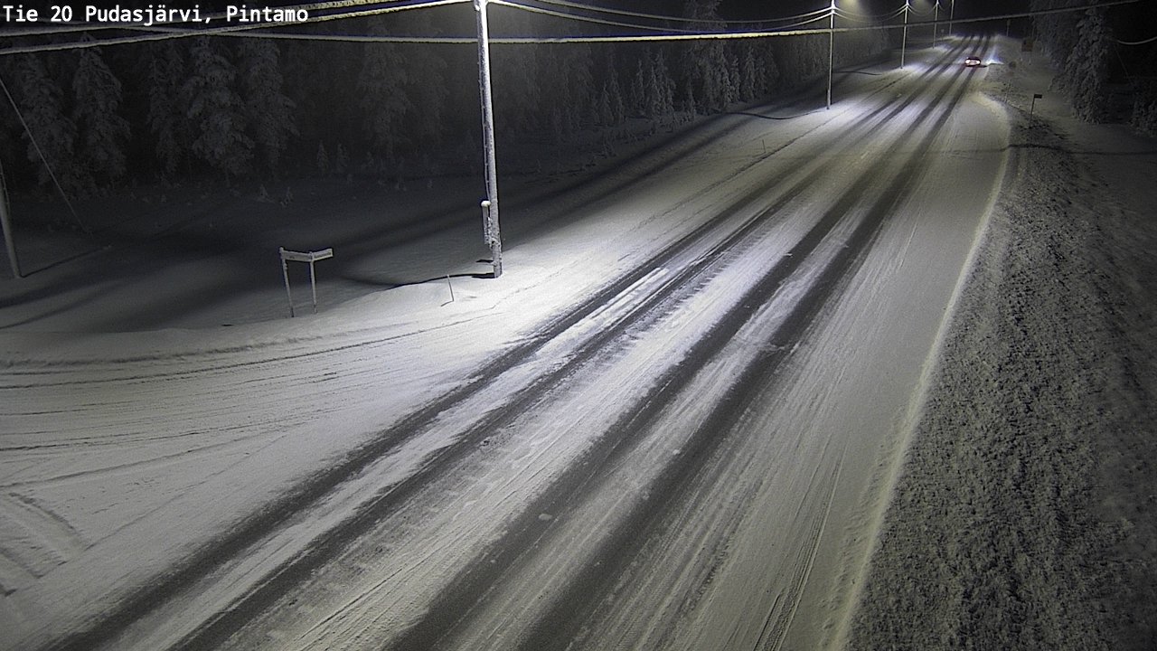 Kelikamerat Kuva Tie 20 Pudasjärvi, Pintamo, Pudasjärvi, Pohjois-Pohjanmaa