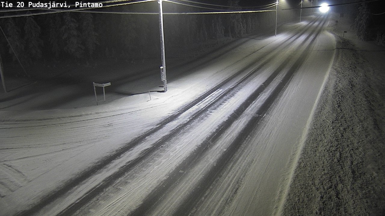 Kelikamerat Kuva Tie 20 Pudasjärvi, Pintamo, Pudasjärvi, Pohjois-Pohjanmaa