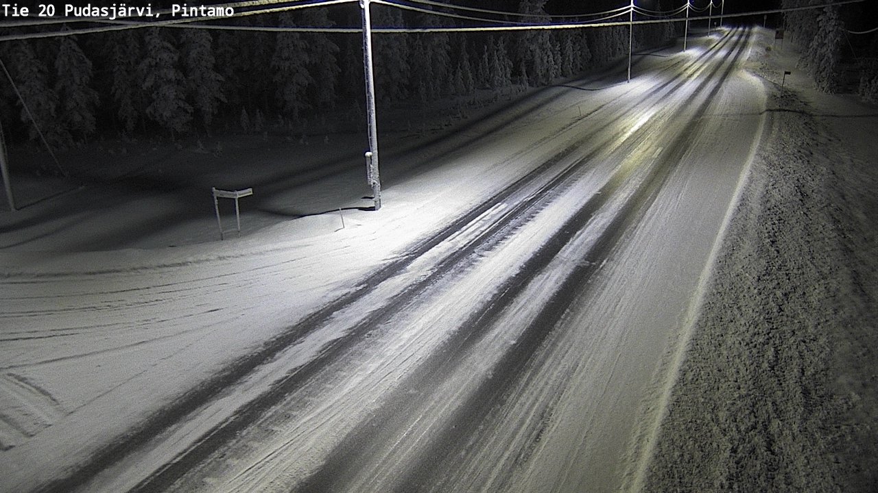 Kelikamerat Kuva Tie 20 Pudasjärvi, Pintamo, Pudasjärvi, Pohjois-Pohjanmaa