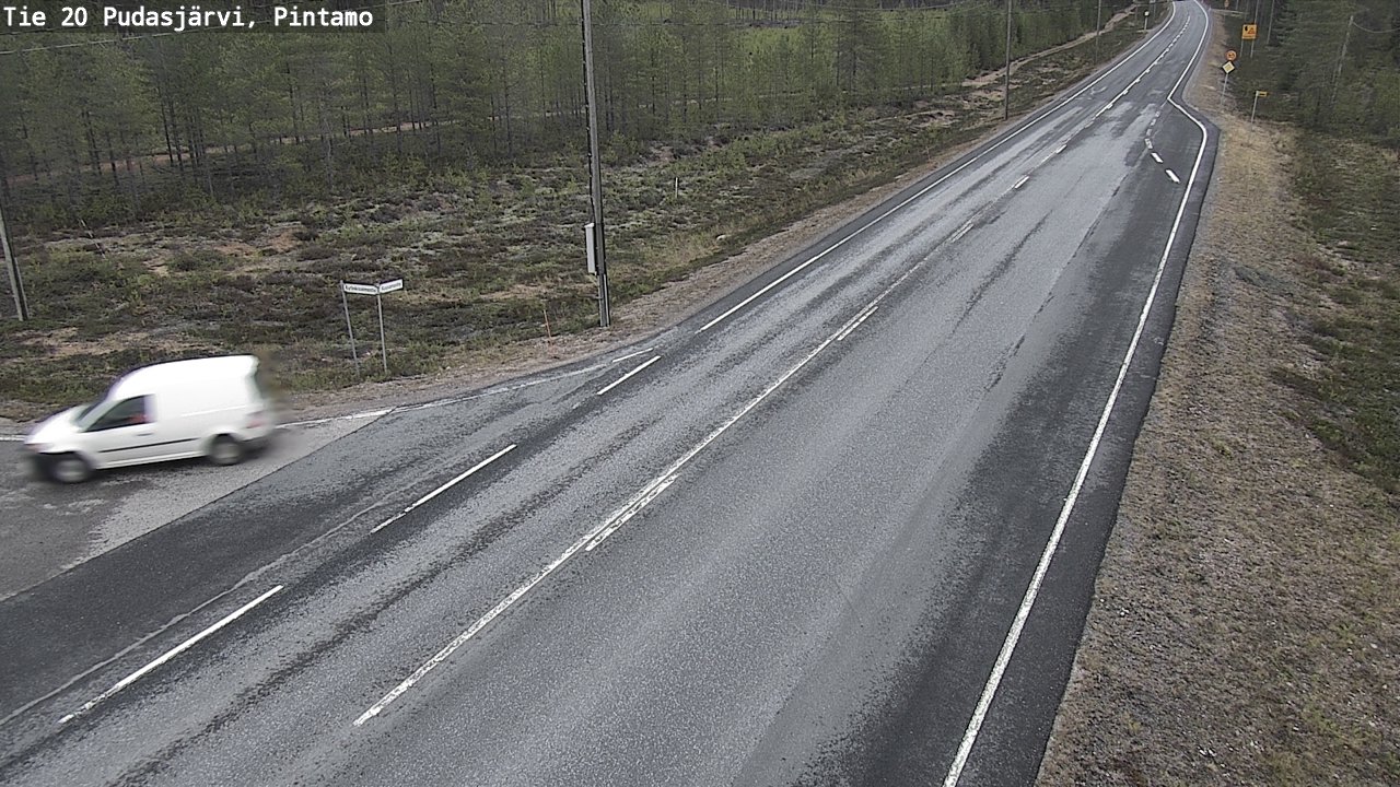 Kelikamerat Kuva Tie 20 Pudasjärvi, Pintamo, Pudasjärvi, Pohjois-Pohjanmaa