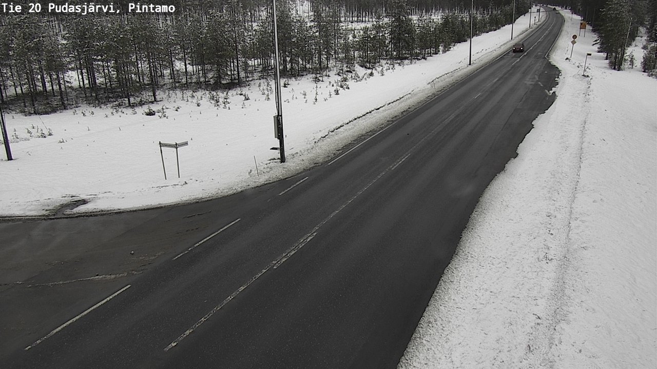 Kelikamerat Kuva Tie 20 Pudasjärvi, Pintamo, Pudasjärvi, Pohjois-Pohjanmaa