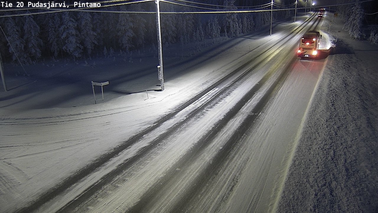 Kelikamerat Kuva Tie 20 Pudasjärvi, Pintamo, Pudasjärvi, Pohjois-Pohjanmaa