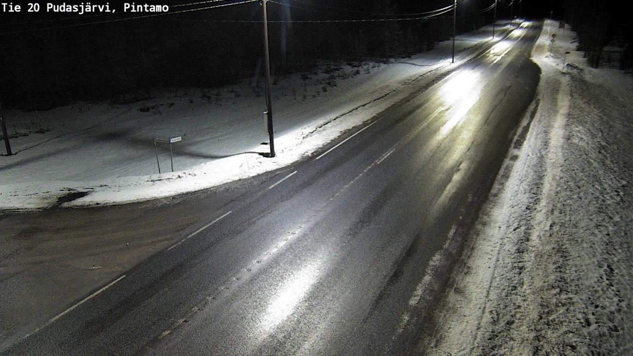 Kelikamerat Kuva Tie 20 Pudasjärvi, Pintamo, Pudasjärvi, Pohjois-Pohjanmaa