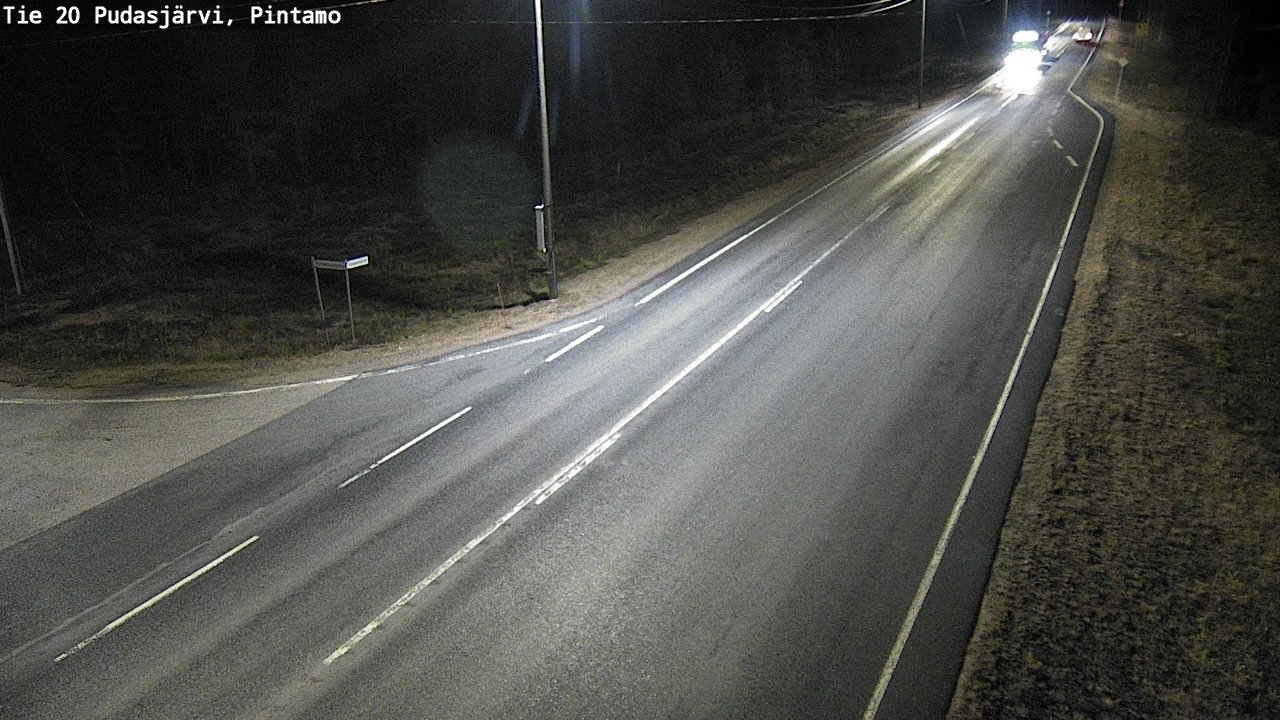Kelikamerat Kuva Tie 20 Pudasjärvi, Pintamo, Pudasjärvi, Pohjois-Pohjanmaa