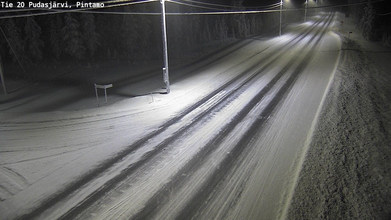 Kelikamerat Kuva Tie 20 Pudasjärvi, Pintamo, Pudasjärvi, Pohjois-Pohjanmaa