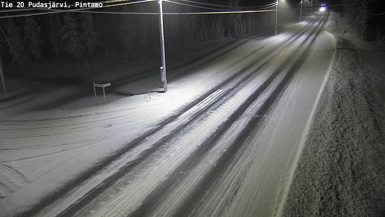 Kelikamerat Kuva Tie 20 Pudasjärvi, Pintamo, Pudasjärvi, Pohjois-Pohjanmaa
