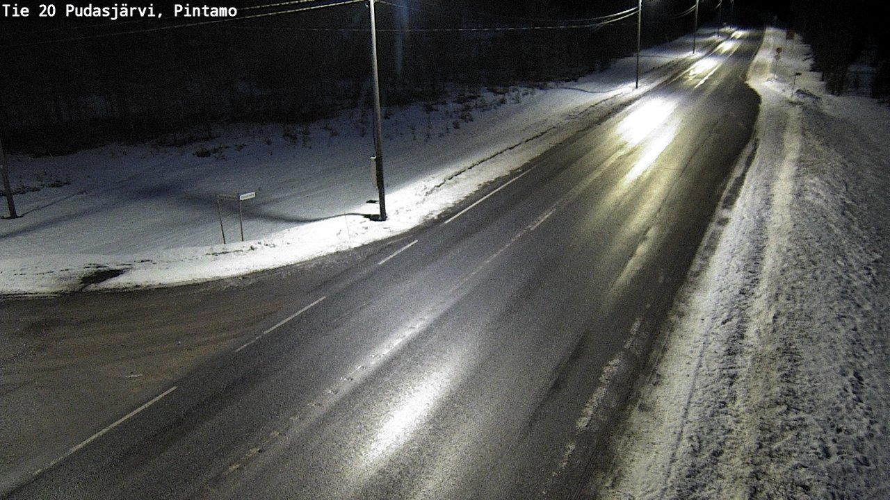 Kelikamerat Kuva Tie 20 Pudasjärvi, Pintamo, Pudasjärvi, Pohjois-Pohjanmaa