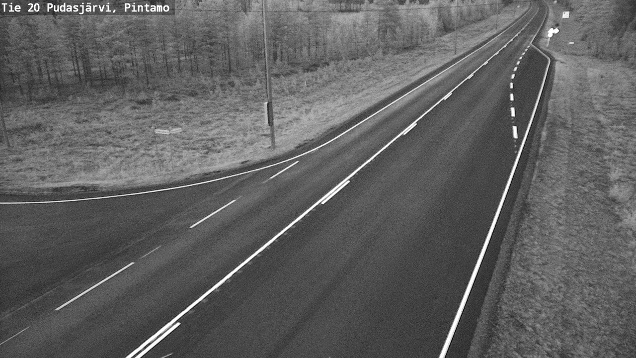 Kelikamerat Kuva Tie 20 Pudasjärvi, Pintamo, Pudasjärvi, Pohjois-Pohjanmaa