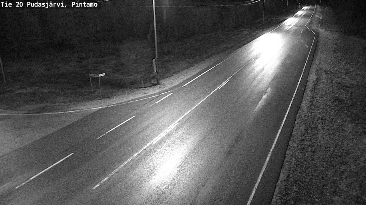 Kelikamerat Kuva Tie 20 Pudasjärvi, Pintamo, Pudasjärvi, Pohjois-Pohjanmaa