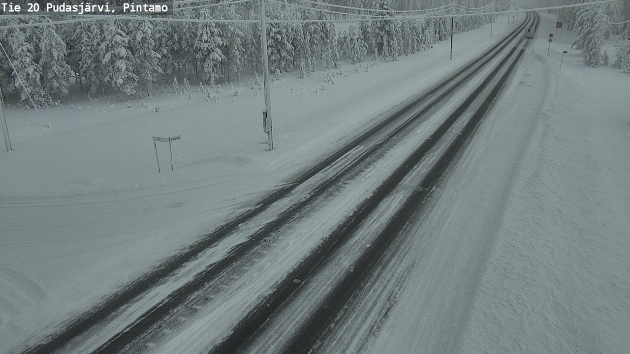 Kelikamerat Kuva Tie 20 Pudasjärvi, Pintamo, Pudasjärvi, Pohjois-Pohjanmaa