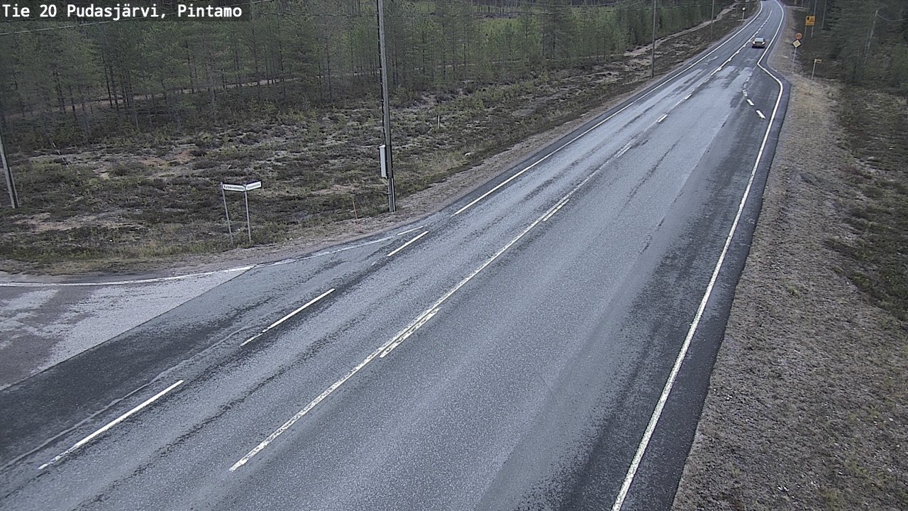 Kelikamerat Kuva Tie 20 Pudasjärvi, Pintamo, Pudasjärvi, Pohjois-Pohjanmaa