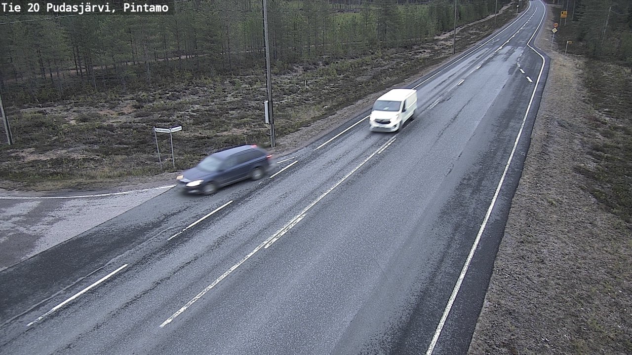Kelikamerat Kuva Tie 20 Pudasjärvi, Pintamo, Pudasjärvi, Pohjois-Pohjanmaa