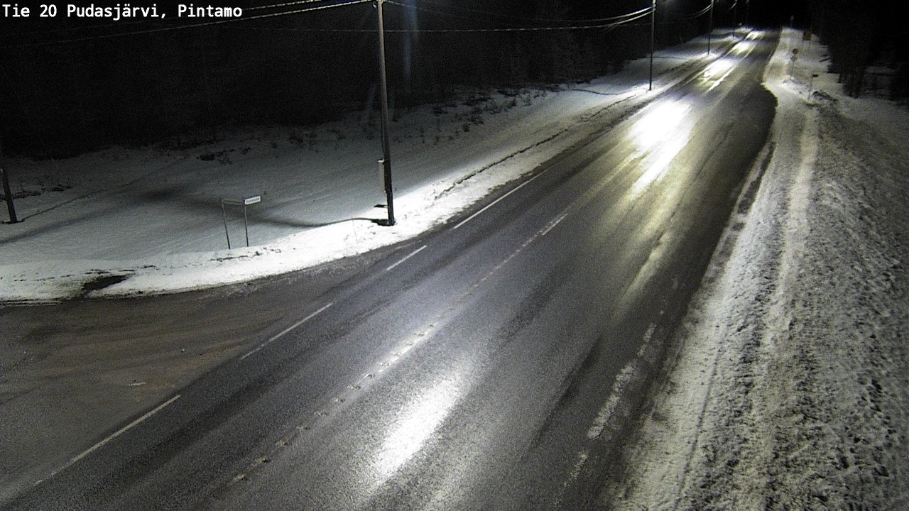 Kelikamerat Kuva Tie 20 Pudasjärvi, Pintamo, Pudasjärvi, Pohjois-Pohjanmaa