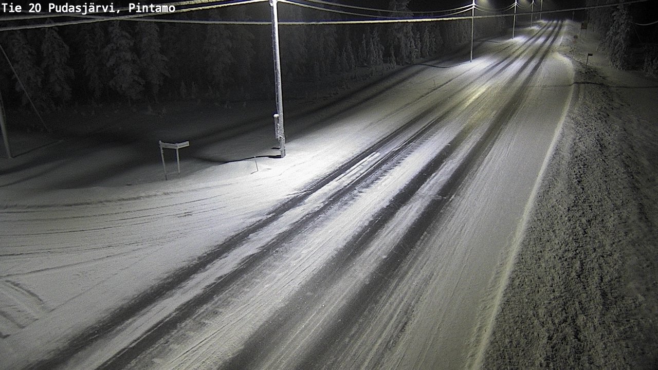 Kelikamerat Kuva Tie 20 Pudasjärvi, Pintamo, Pudasjärvi, Pohjois-Pohjanmaa