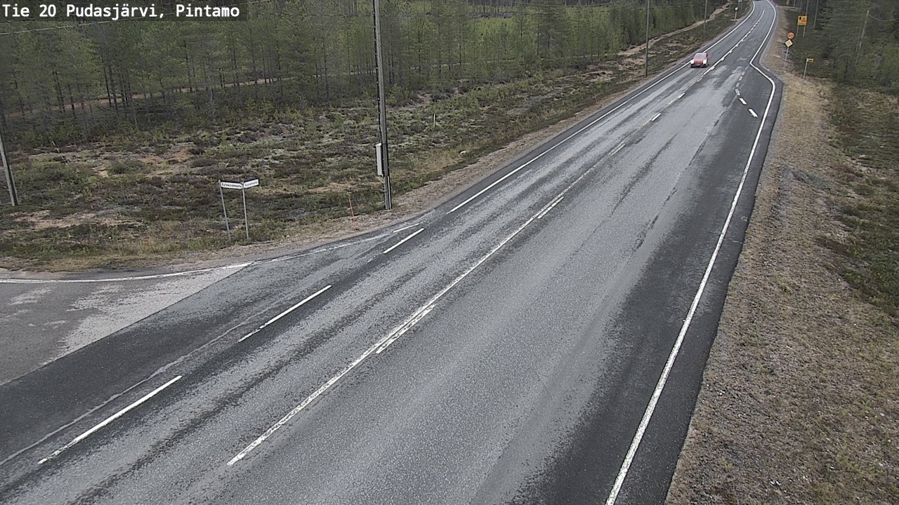 Kelikamerat Kuva Tie 20 Pudasjärvi, Pintamo, Pudasjärvi, Pohjois-Pohjanmaa