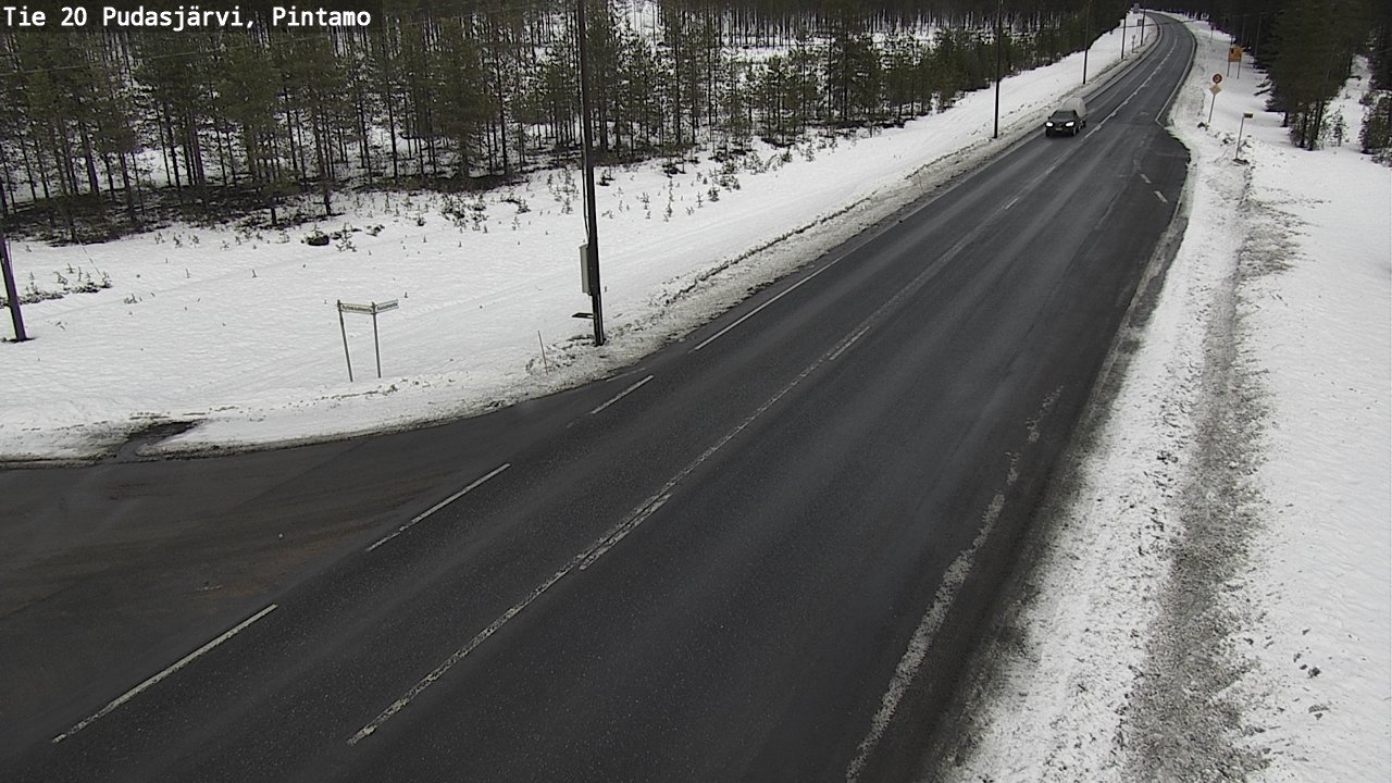 Kelikamerat Kuva Tie 20 Pudasjärvi, Pintamo, Pudasjärvi, Pohjois-Pohjanmaa