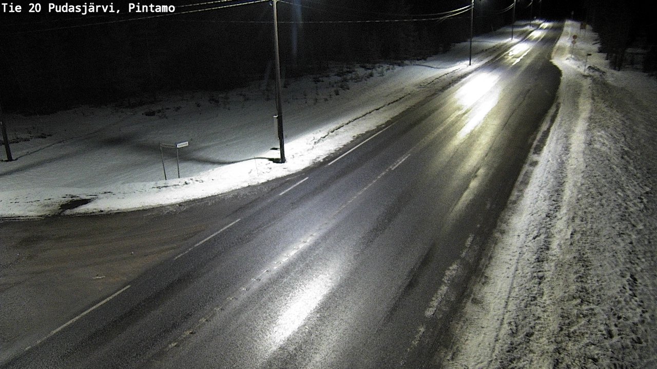 Kelikamerat Kuva Tie 20 Pudasjärvi, Pintamo, Pudasjärvi, Pohjois-Pohjanmaa
